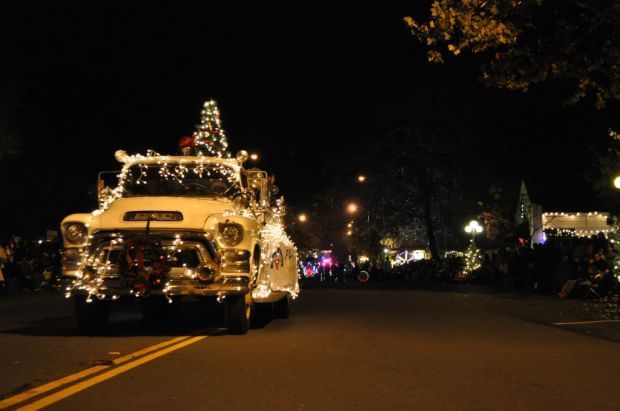 Calistoga Lighted Tractor Parade 2014